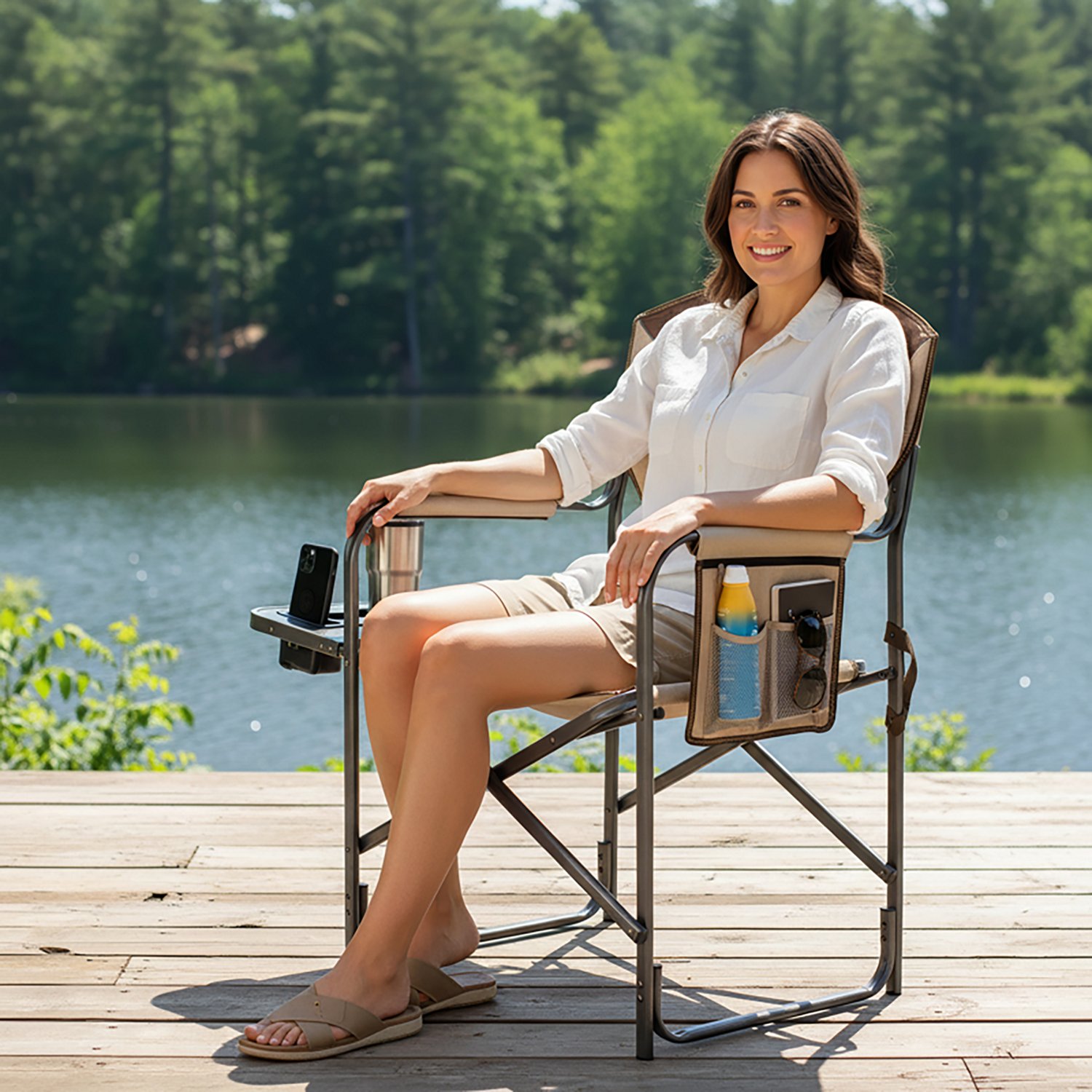 Magellan Outdoors Director's Chair with Phone Holder - view number 3