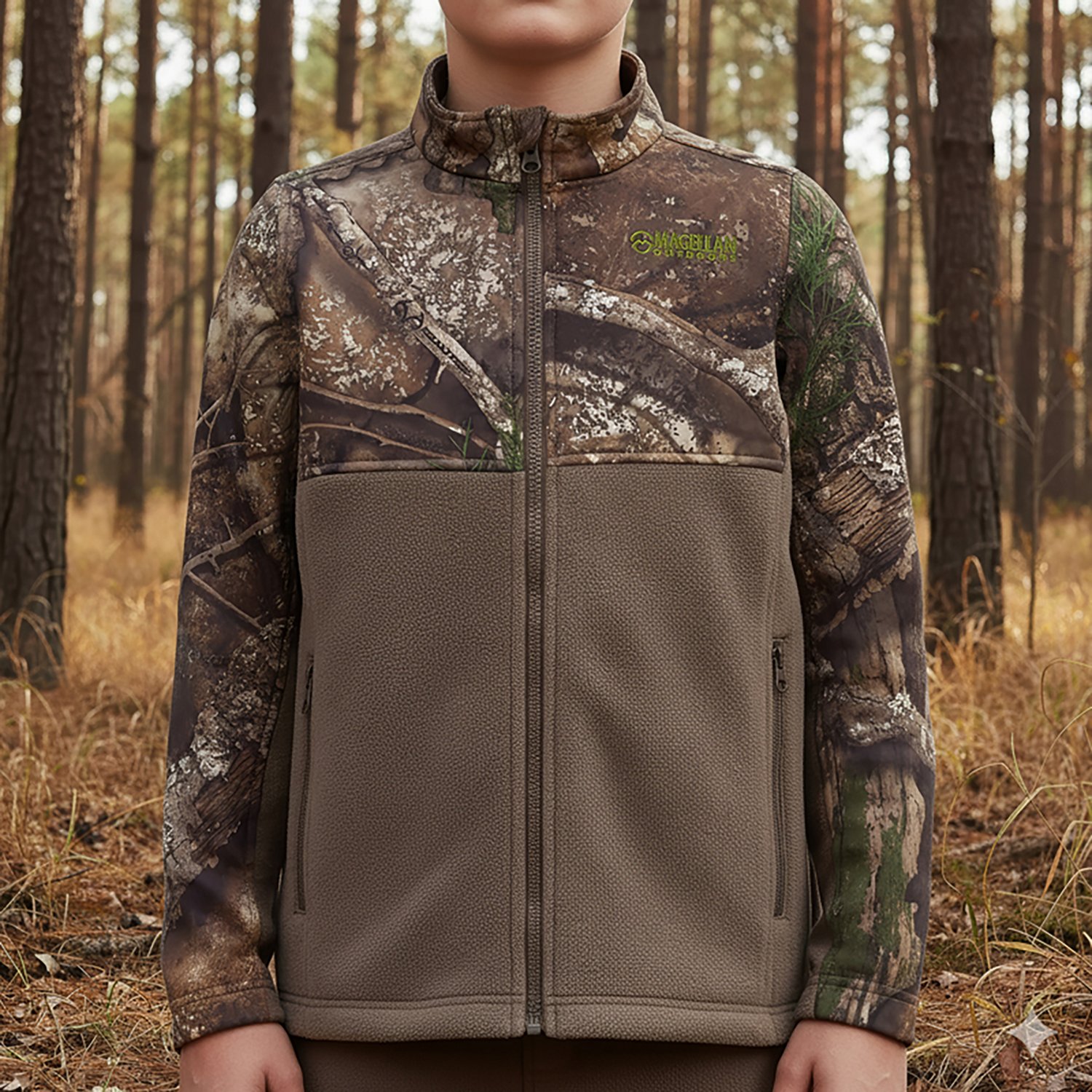 Magellan Outdoors Hunt Gear Youth Boone Fleece Jacket - view number 3
