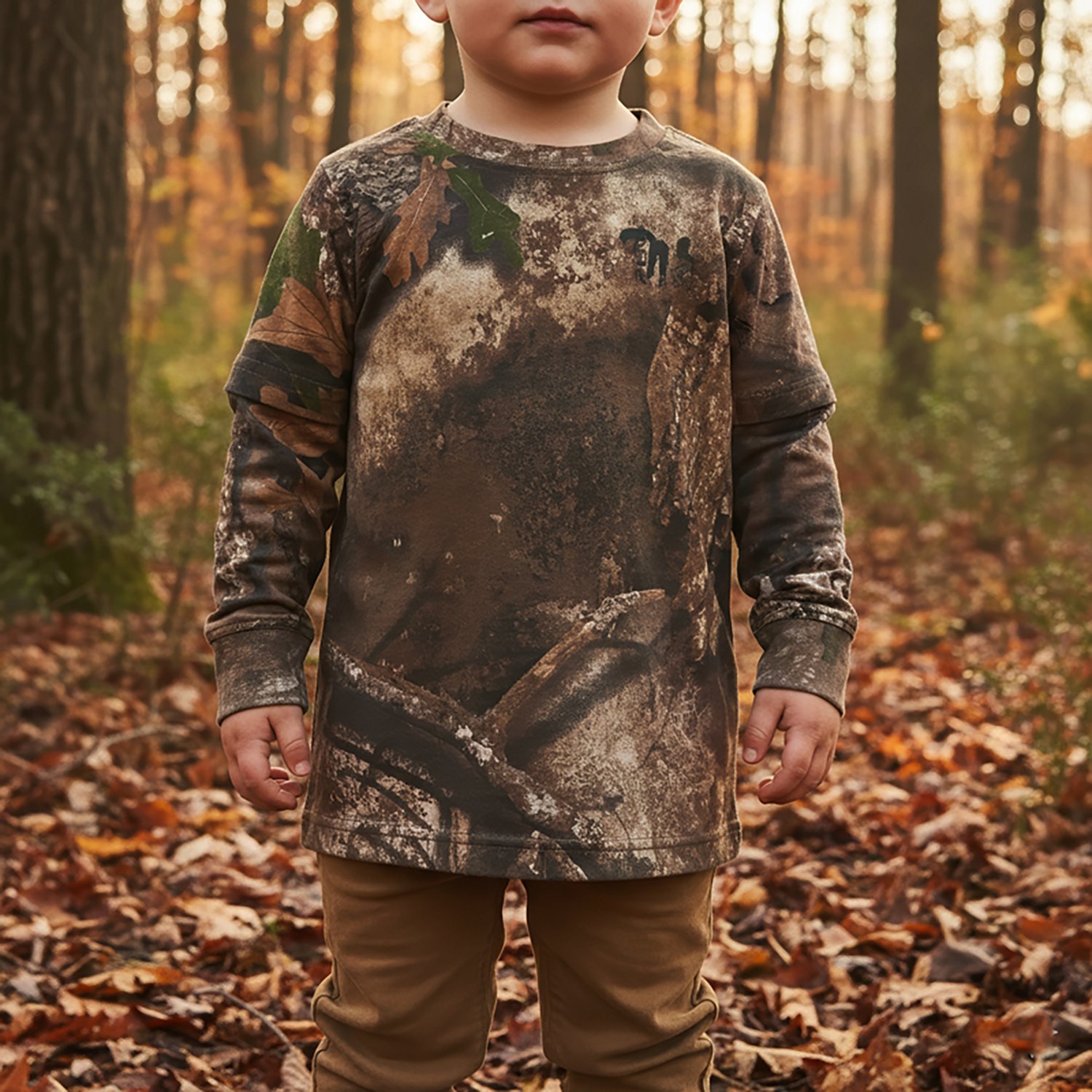 Magellan Outdoors Hunt Gear Toddlers' Hill Zone Long Sleeve T-shirt                                                              - view number 2