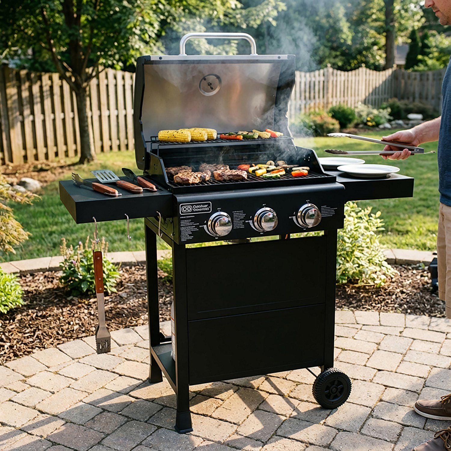 Outdoor Gourmet 3-Burner Gas Grill                                                                                               - view number 7