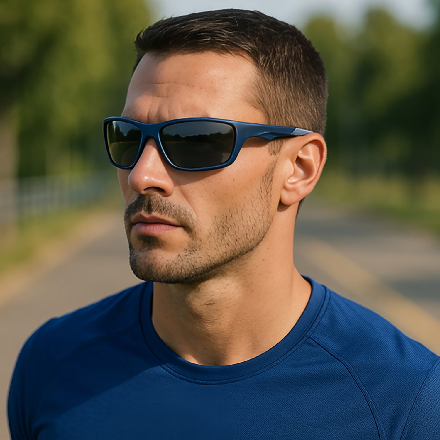 Maverick Active Rubberized Wrap Sunglasses  - view number 3