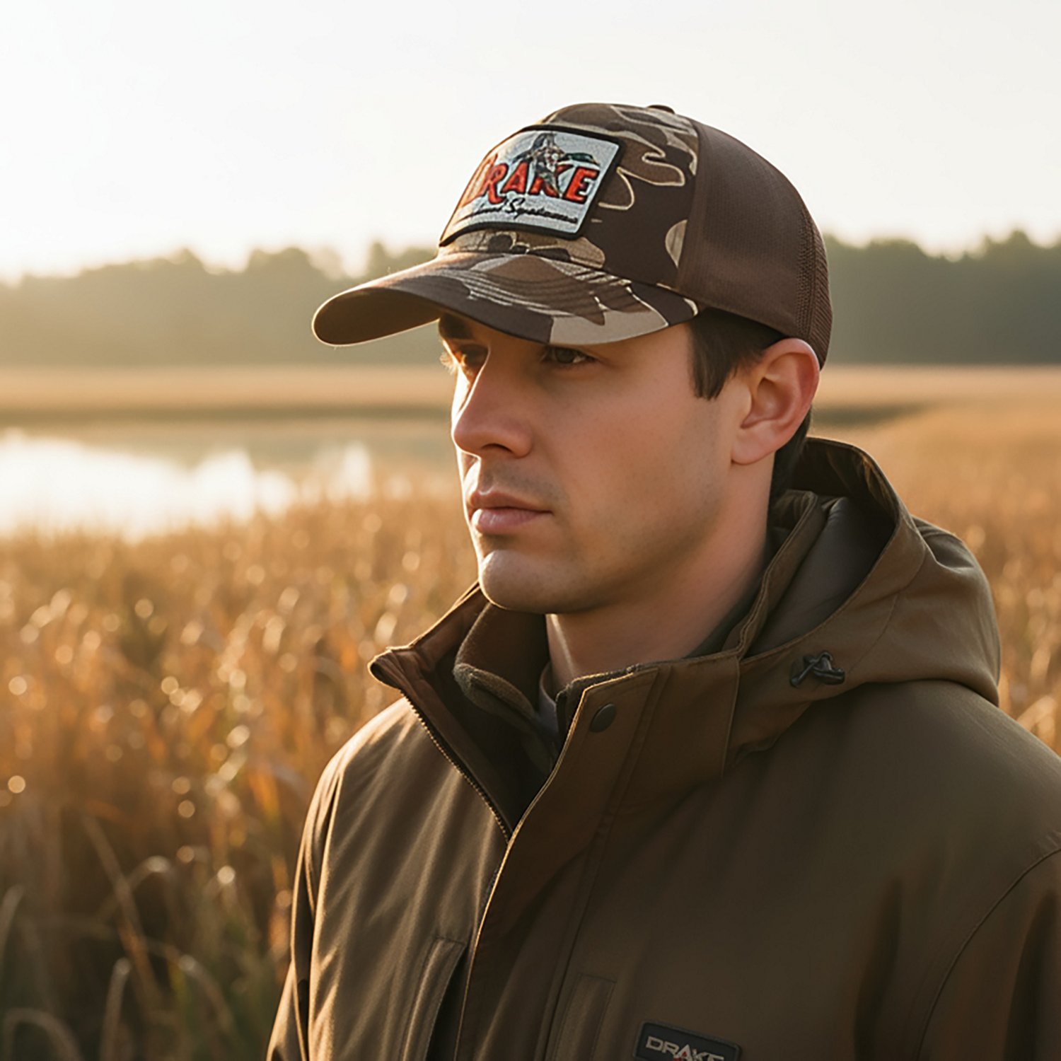 Drake Men's Square Patch Foam Front Ball Cap - view number 2