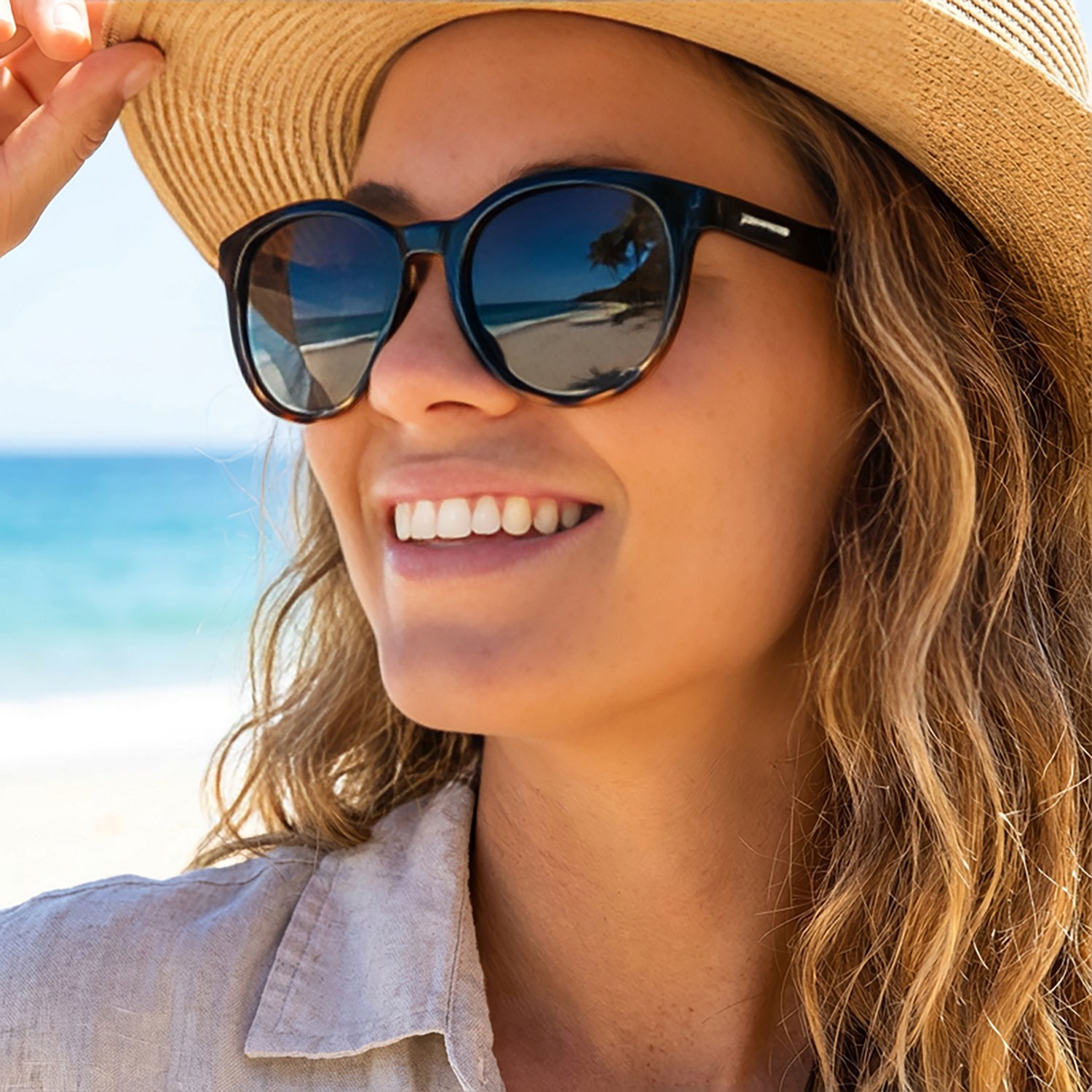 Peppers Mermaid Round Polarized Sunglasses - view number 2