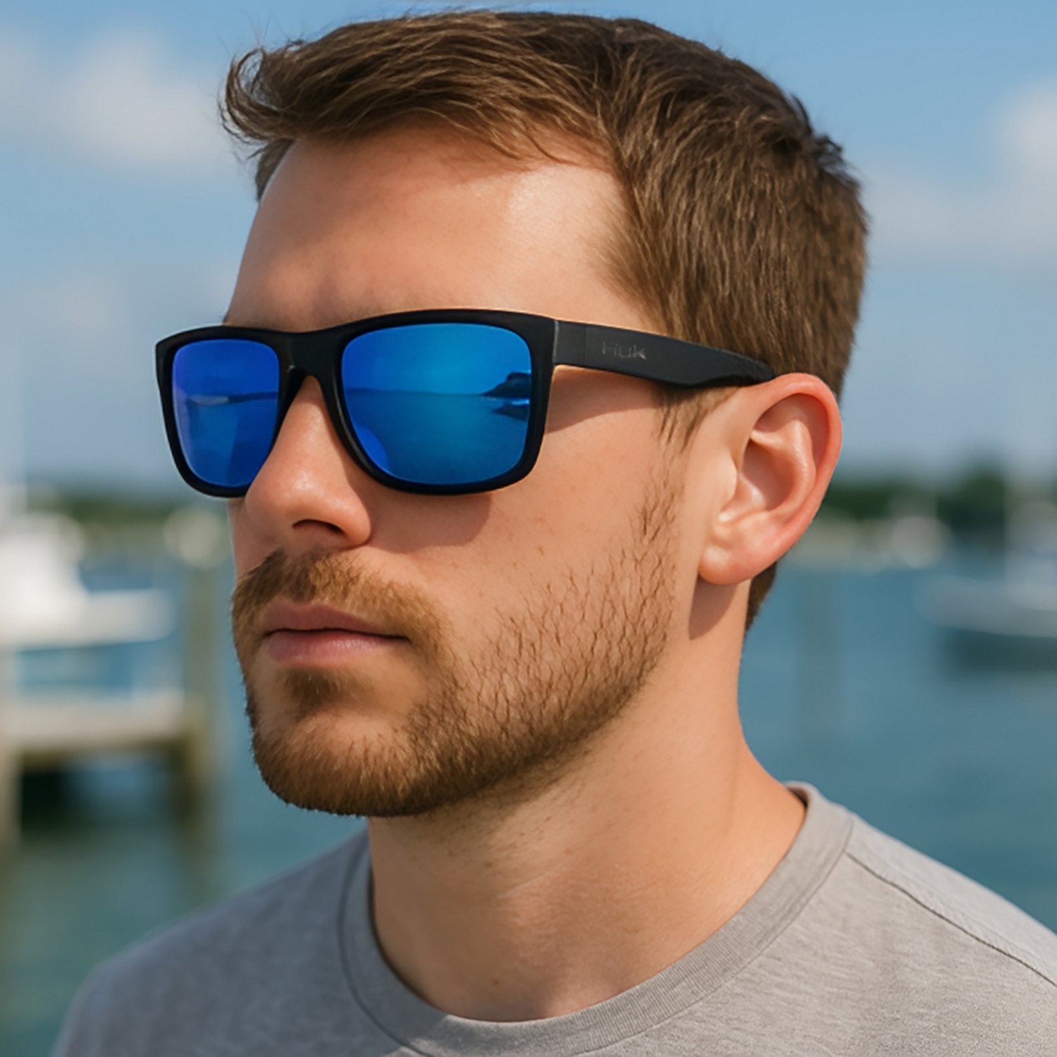 Huk Adults' Core Collection Clinch Fishing Sunglasses - view number 4