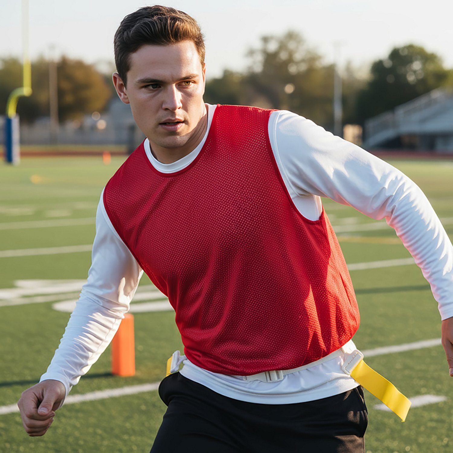 Academy Sports + Outdoors Adults' Flag Football Mesh Jerseys 6-Pack - view number 2