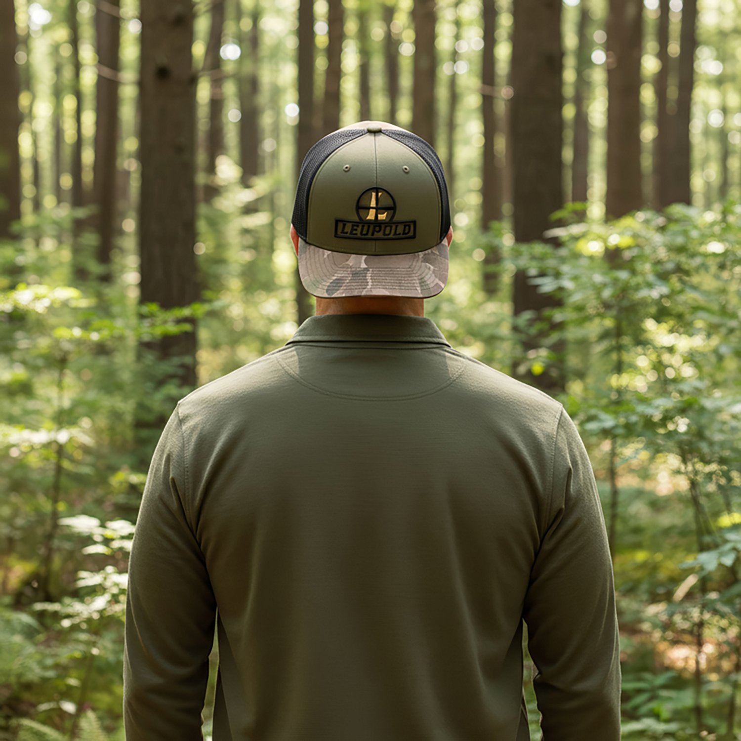 Leupold Adults' Pro Gear Two Color Reticle Trucker Hat - view number 2