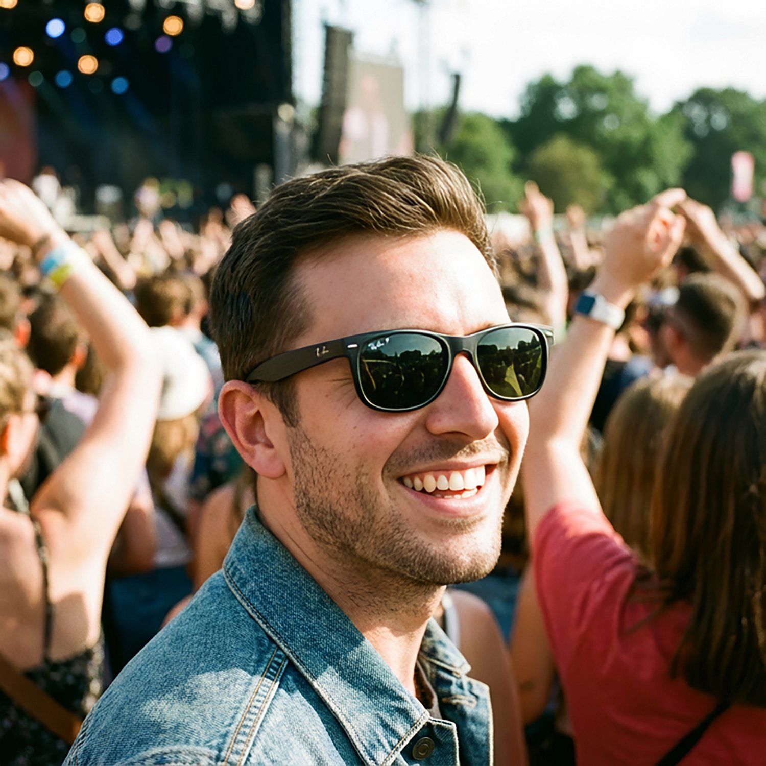 Ray-Ban Men's New Wayfarer Polarized Sunglasses                                                                                  - view number 7