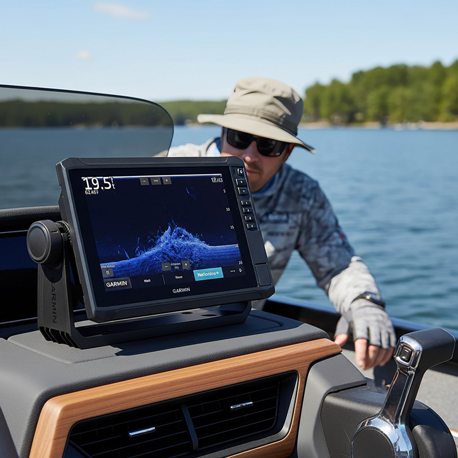 Garmin ECHOMAP UHD2 9 in 93sv with GT56UHD-TM Transducer and Garmin Navionics+ U.S. Inland Mapping