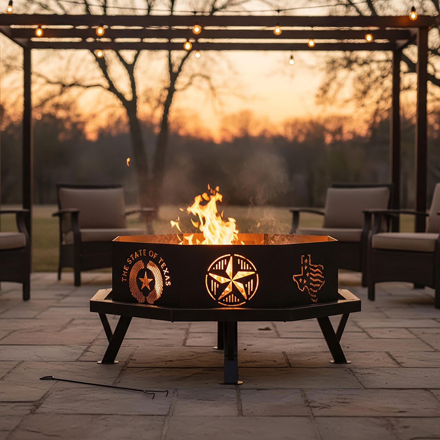 Mosaic Texas Fire Pit - view number 6