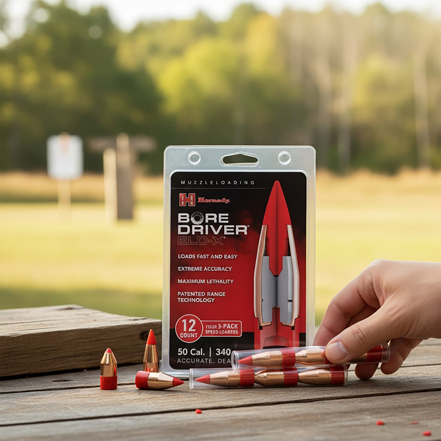 Hornady Bore Driver ELD-X 50 Cal 340-Grain Muzzleloader 12 Rounds - view number 2