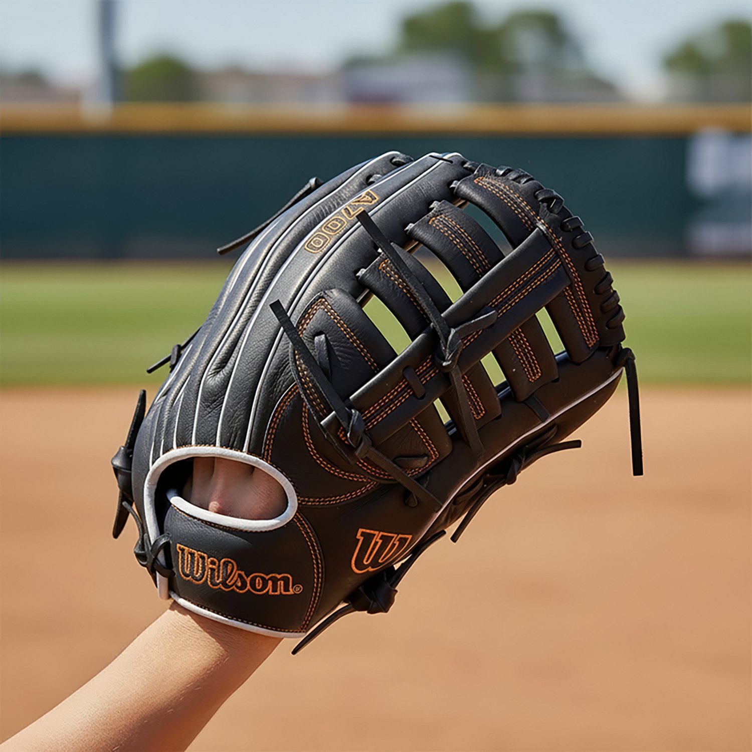 Wilson 12.5 in A700 Baseball Fielding Glove Left-handed                                                                          - view number 7