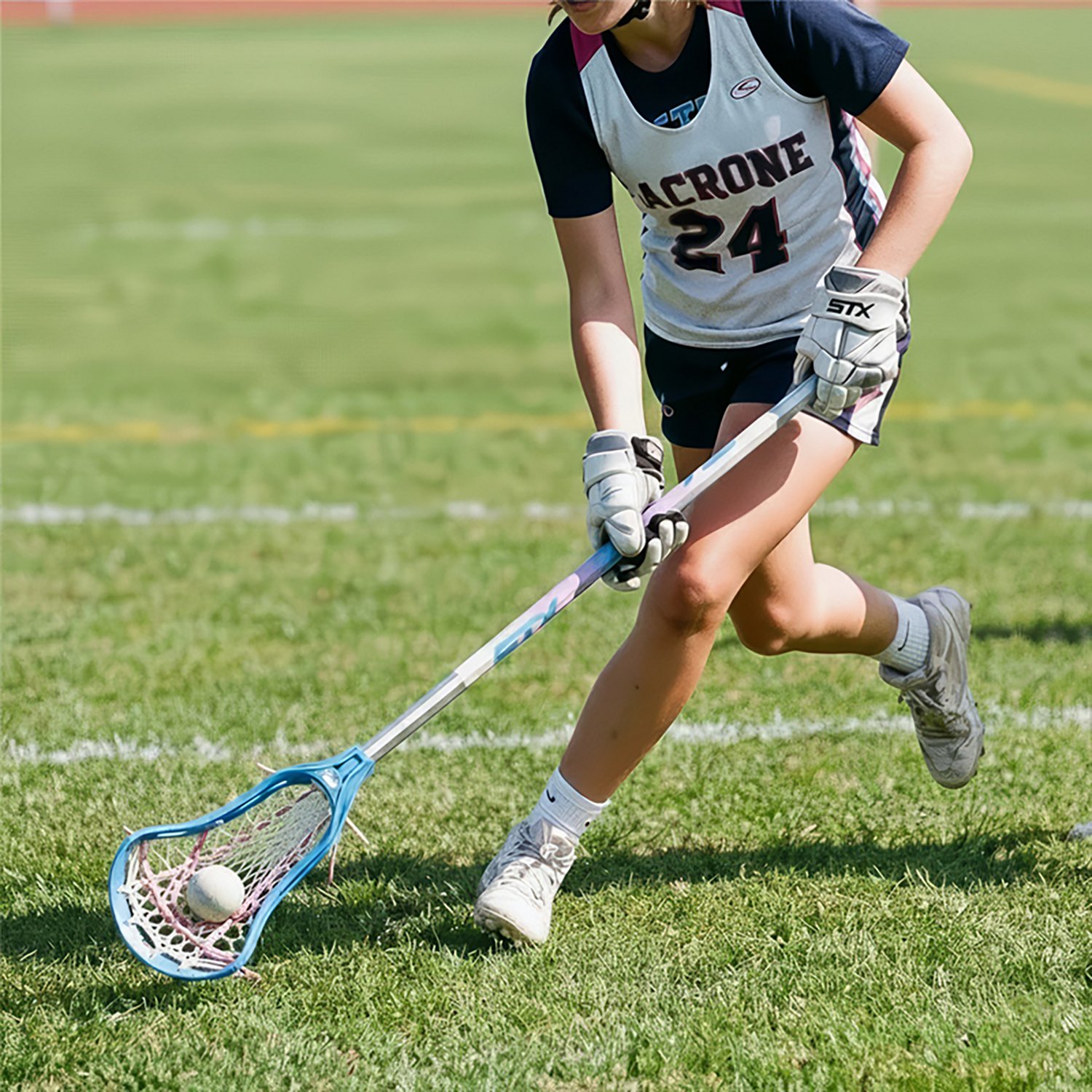 STX Girls' Crux 100 Complete Lacrosse Stick                                                                                      - view number 2