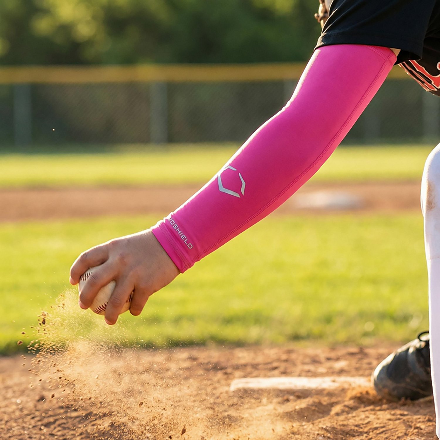 EvoShield Youth Solid Compression Baseball Pitcher Arm Sleeve - view number 2