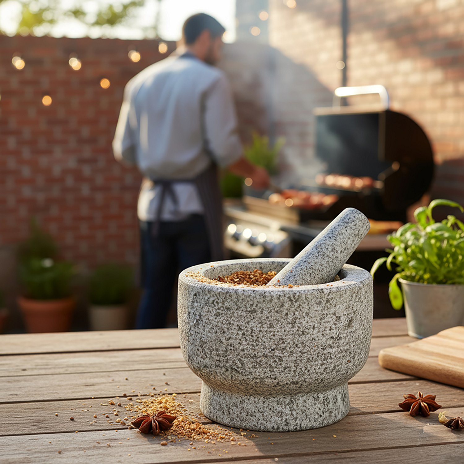 Outdoor Gourmet Mortar and Pestle                                                                                                - view number 4