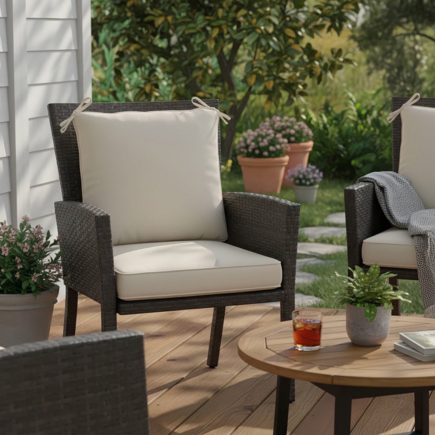 Mosaic Chair Cushion with Hanging Loop - view number 3