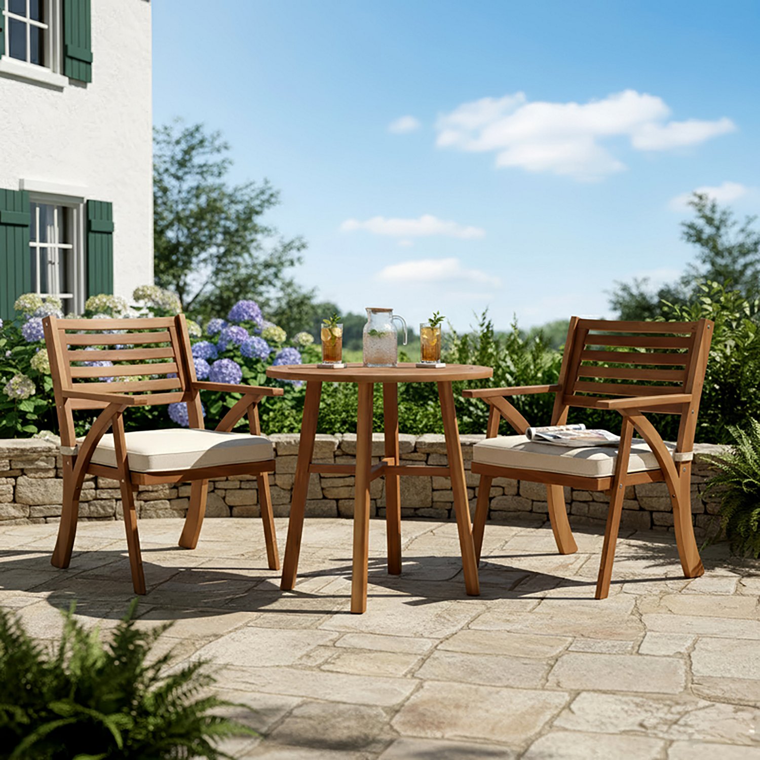 Mosaic 3-Piece Acacia Luncheon Set - view number 4