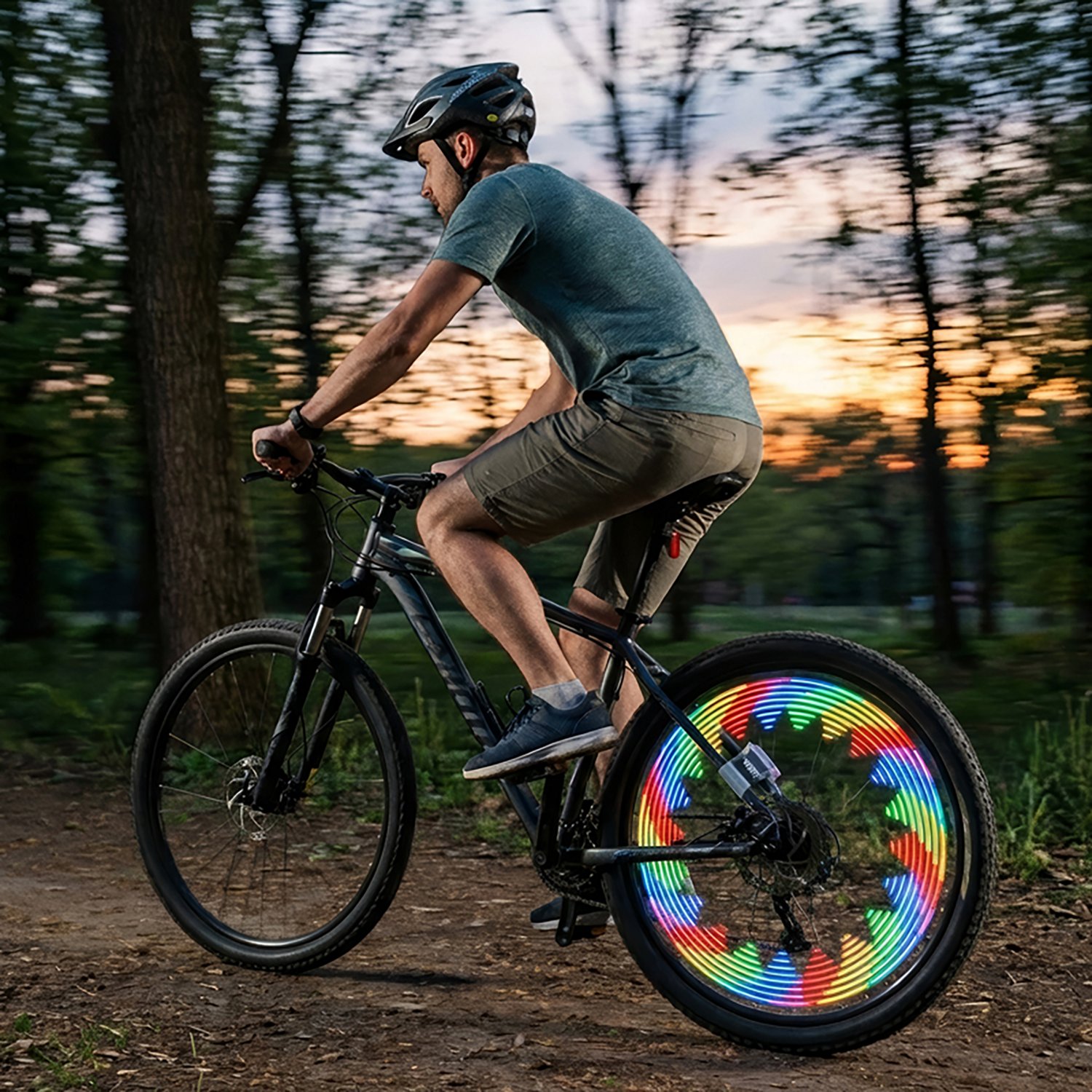 Brightz Shape Brightz LED Pattern Select Bike Clip-On Spoke Light