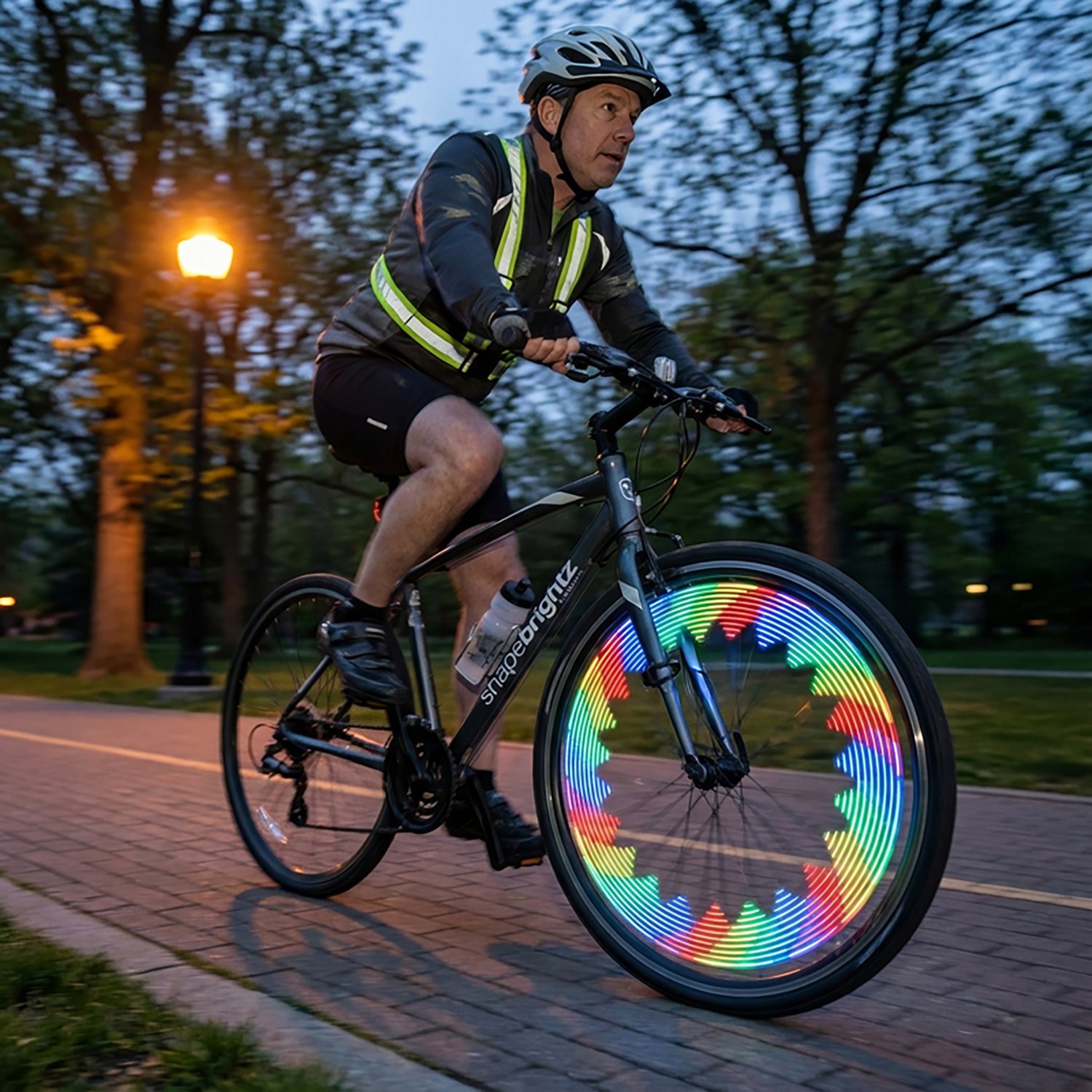 Brightz Shape Brightz LED Pattern Select Bike Clip-On Spoke Light