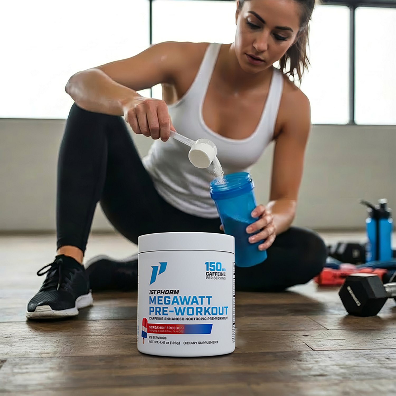 1st Phorm Cherry Blast Megawatt Preworkout Supplement 50 Servings - view number 4