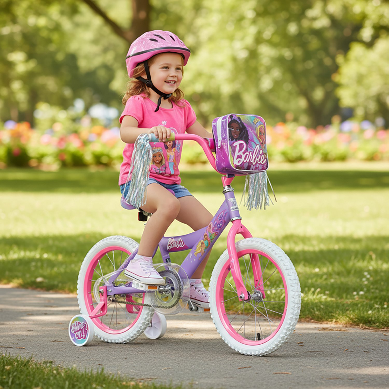 Dynacraft 16 in Girls' Barbie Bike - view number 6