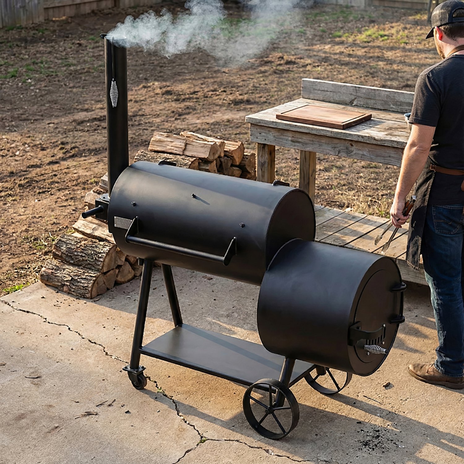 Old Country BBQ Pits G2 Insulated Offset Smoker