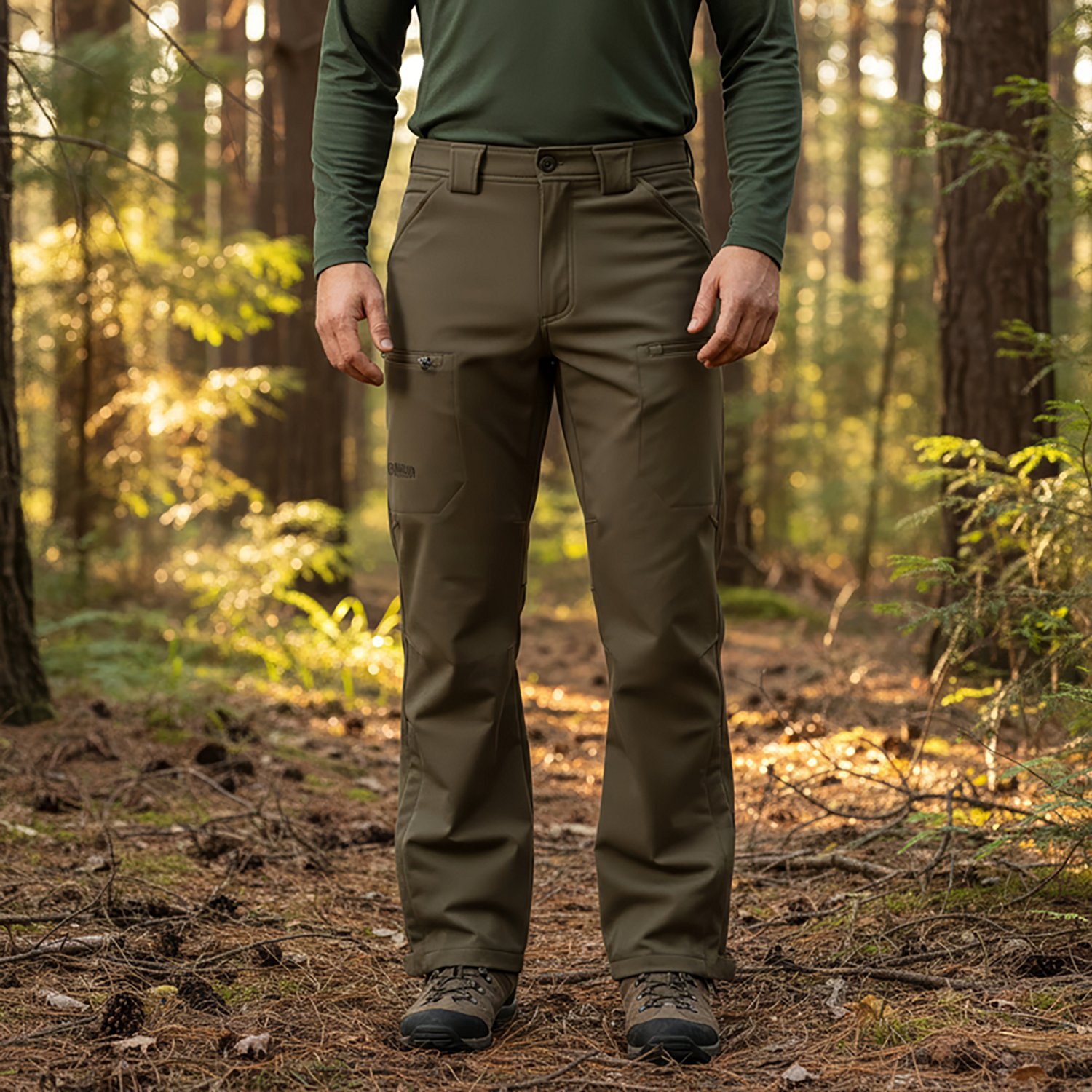 Magellan Outdoors Men's Mesa 2.0 Solid Softshell Pants - view number 4