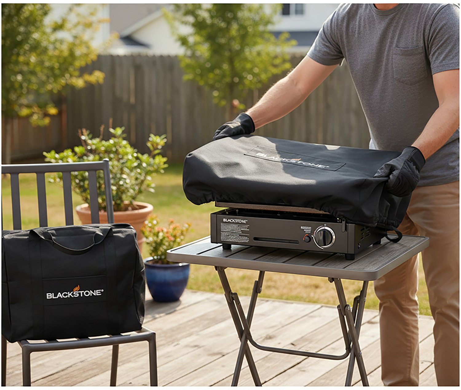 Blackstone 17 in Tabletop Griddle Cover                                                                                          - view number 3