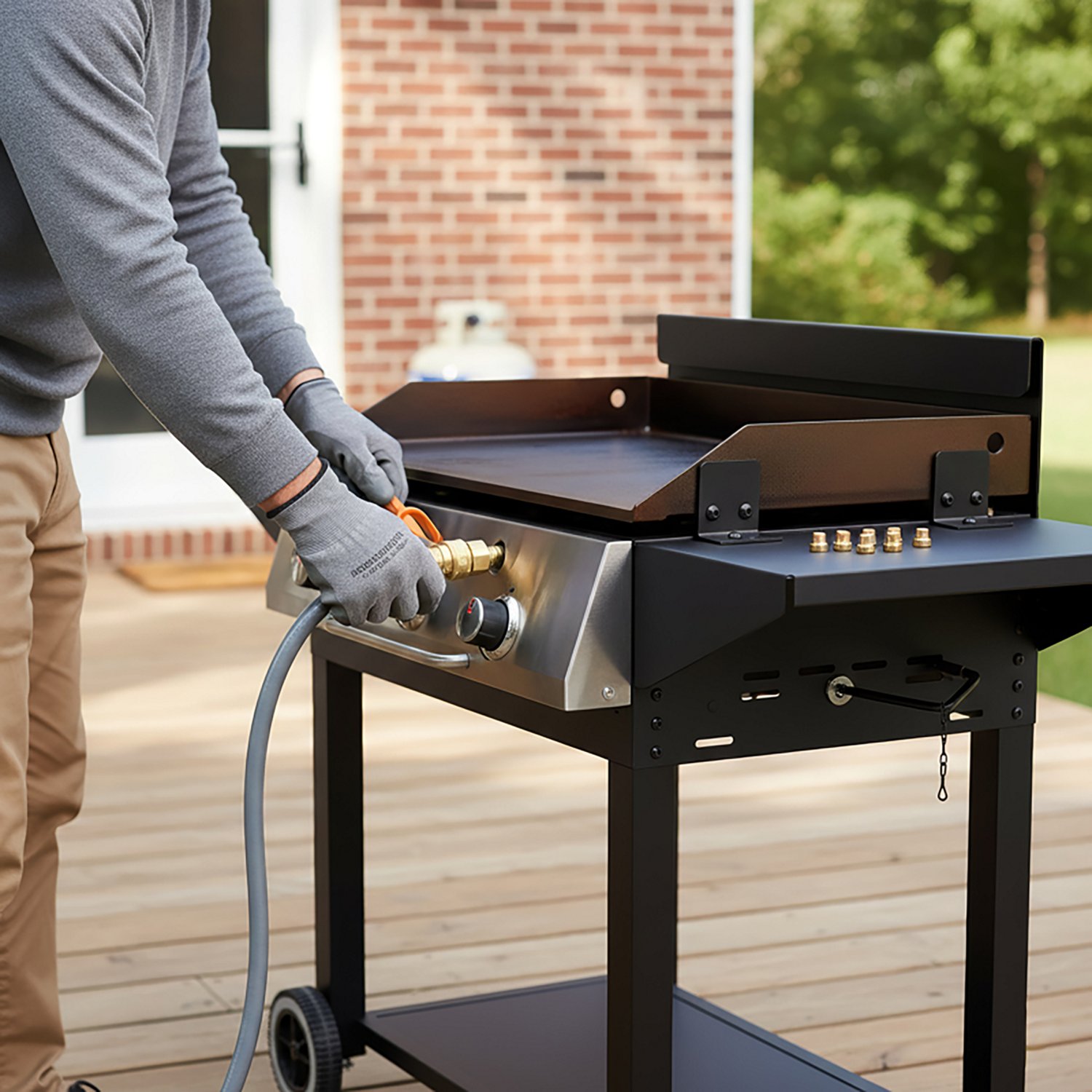 Blackstone Natural Gas Conversion Kit with Wind Guards                                                                           - view number 2