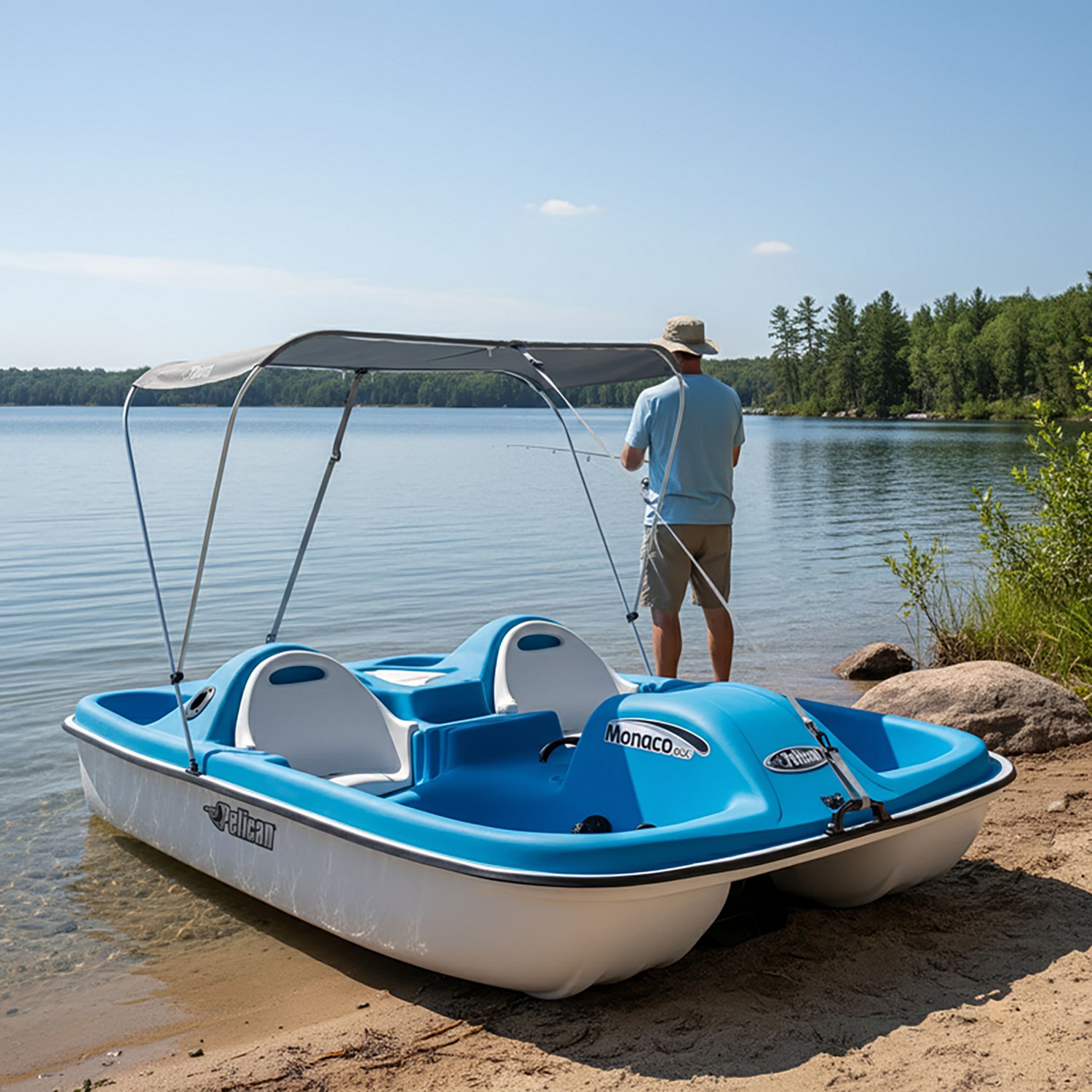 Pelican Monaco DLX Angler 7.5 ft Fishing Pedal Boat - view number 3