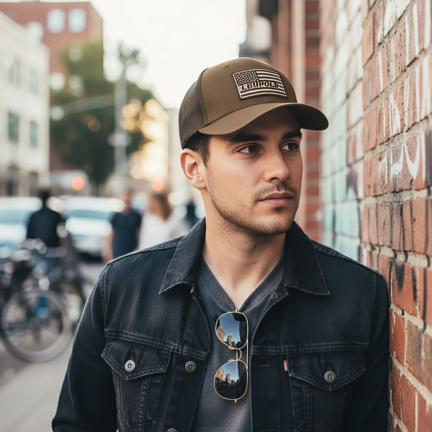 Leupold Men's Flag Waxed Canvas Trucker Hat - view number 3