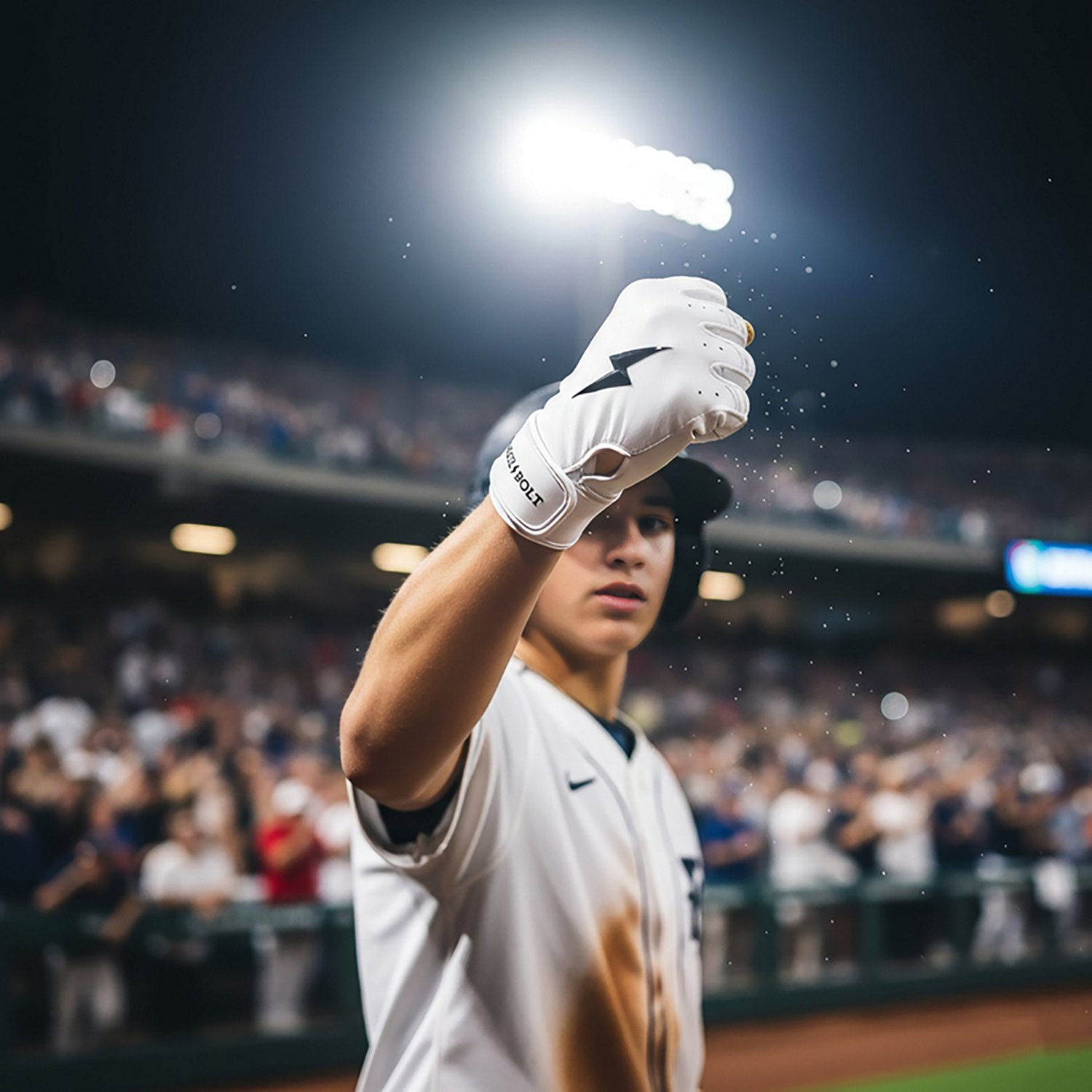 BRUCE BOLT Youth Premium Pro Short Cuff Batting Gloves                                                                           - view number 5