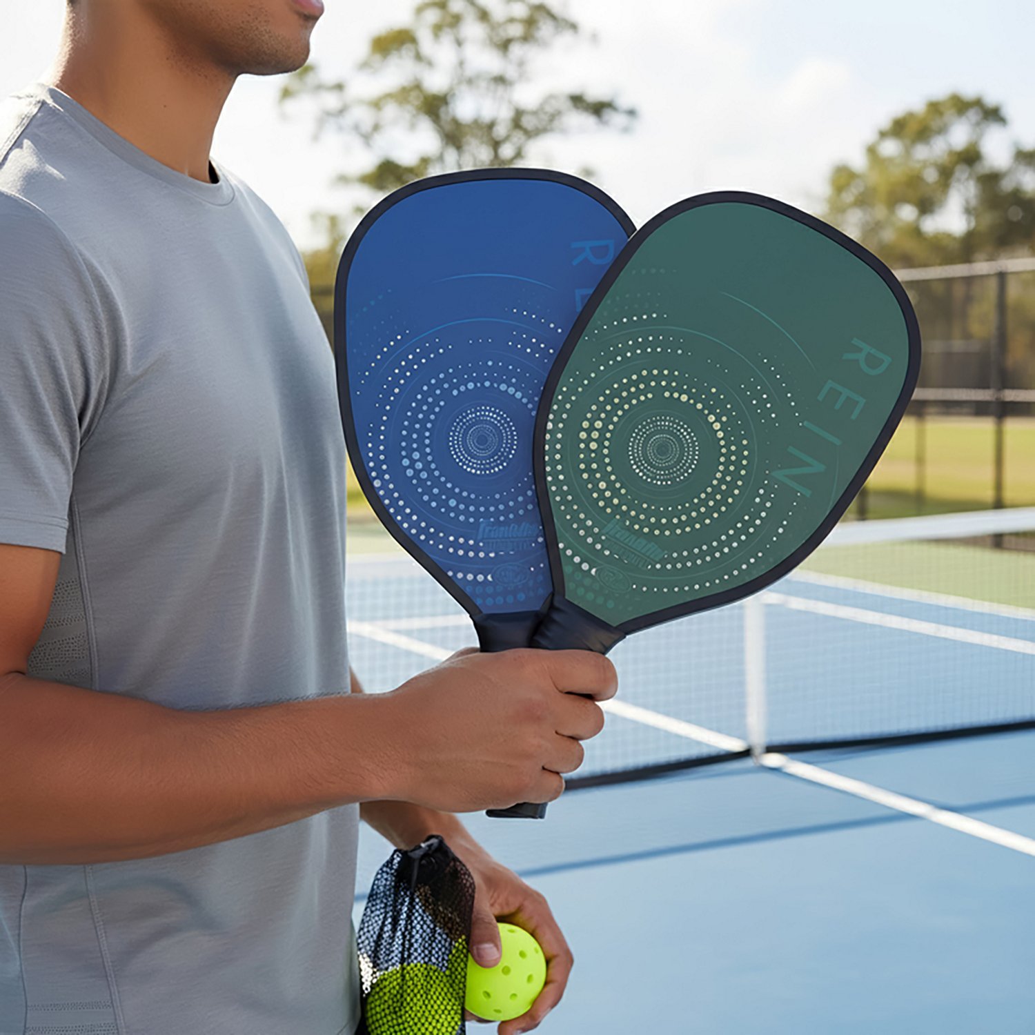Franklin Rein 2-Player Wood Pickleball Set - view number 3