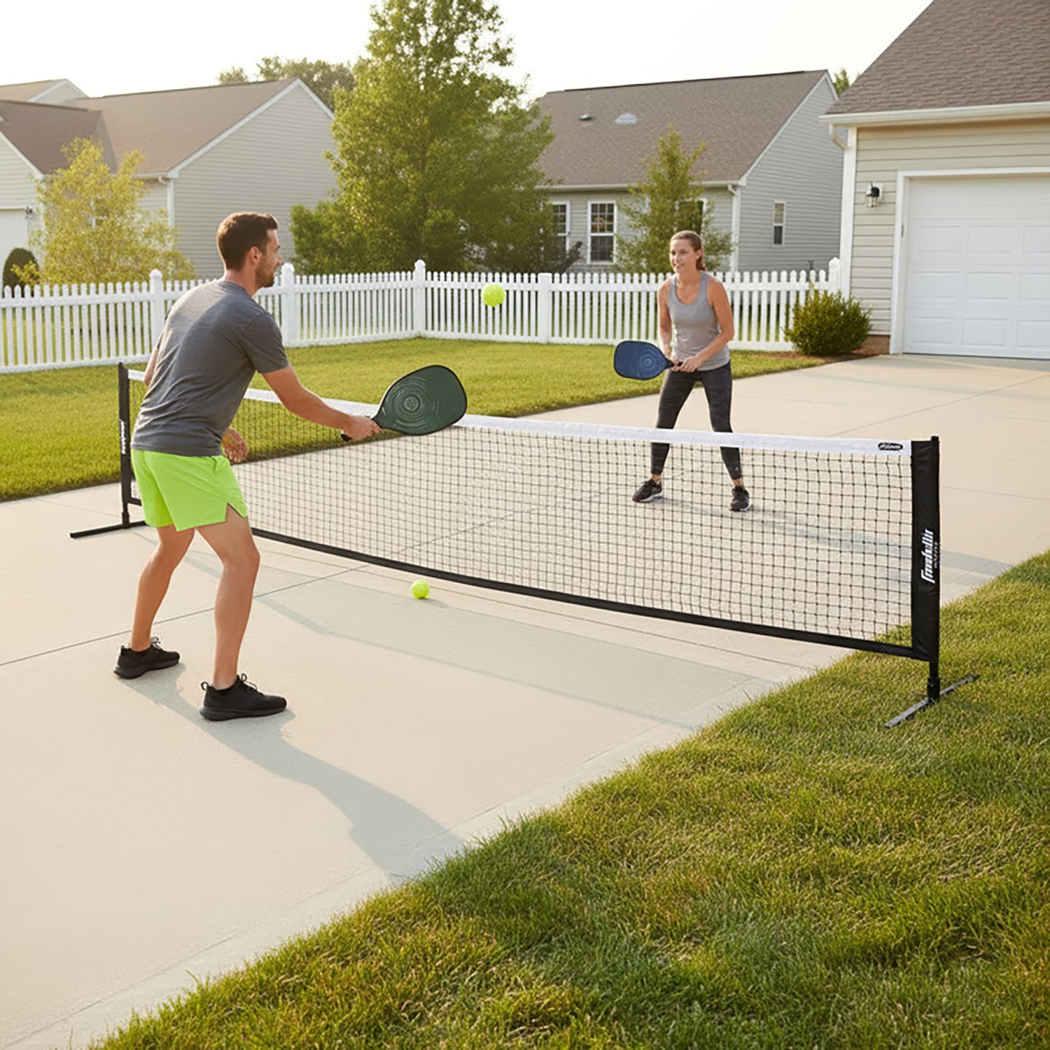 Franklin Sports Rein Half Court Pickleball Starter Set                                                                           - view number 2