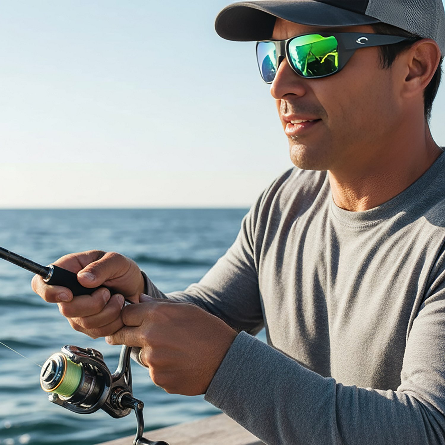 Costa Del Mar Mirrored Tailfin Polarized 580P Sunglasses - view number 5