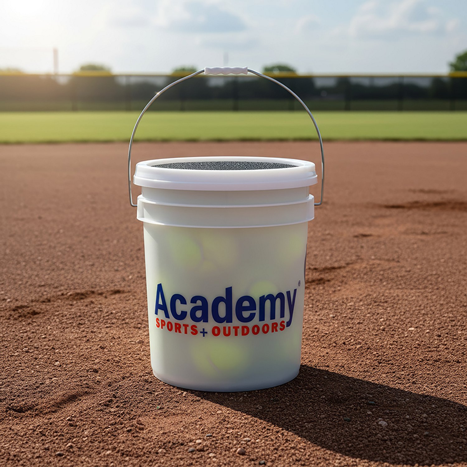 Academy Sports + Outdoors 11 in Practice Softballs Bucket 18 Pack                                                                - view number 5