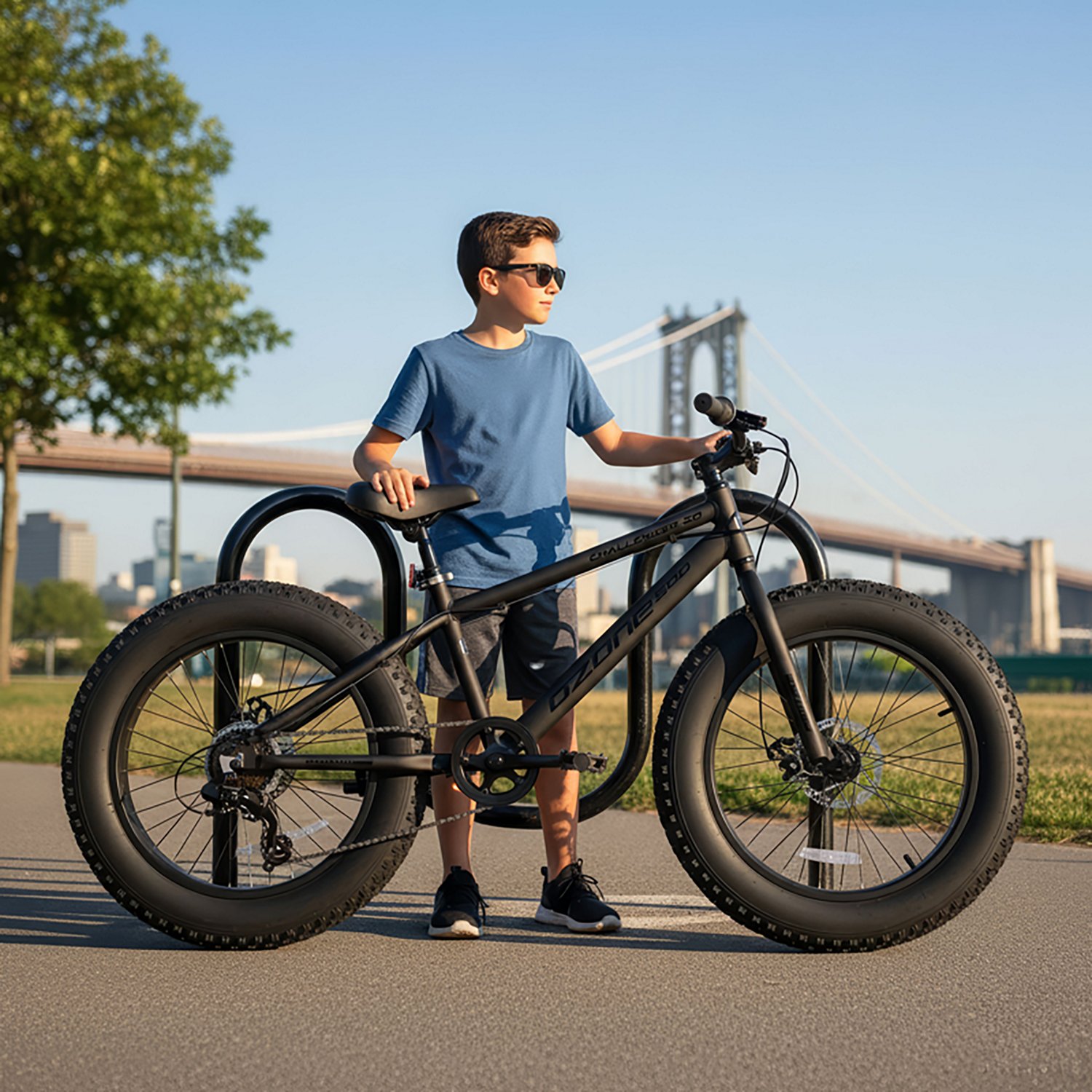 Ozone 500 Boys' Challenger Fat Tire 20" 7-Speed Bike