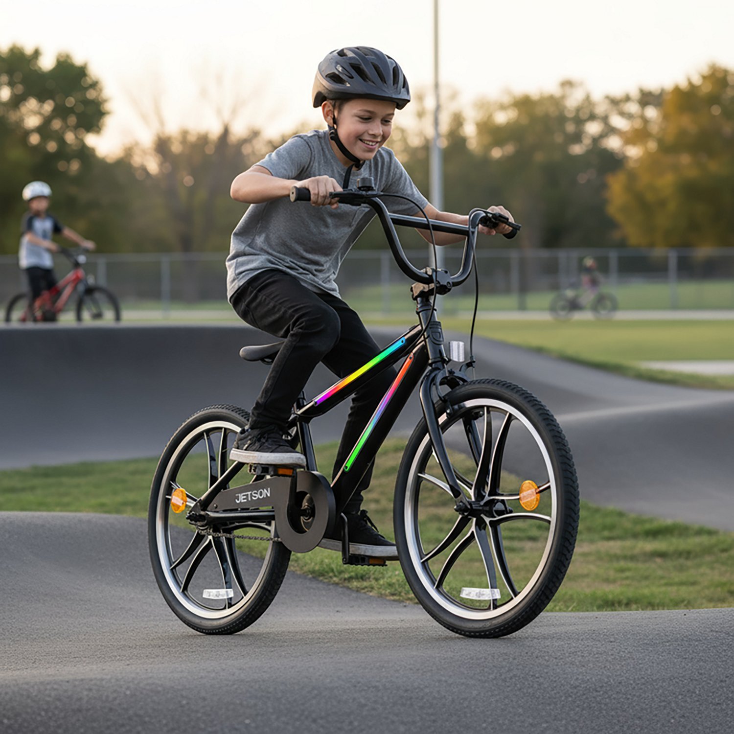Jetson Kids' Light Rider 20 in Light Up BMX Bike