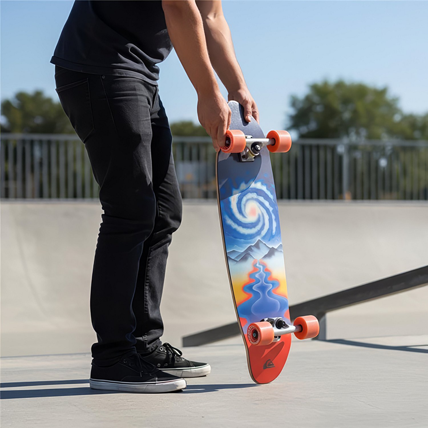 Quicksilver 32 in Mini Popsicle Longboard Skateboard - view number 6