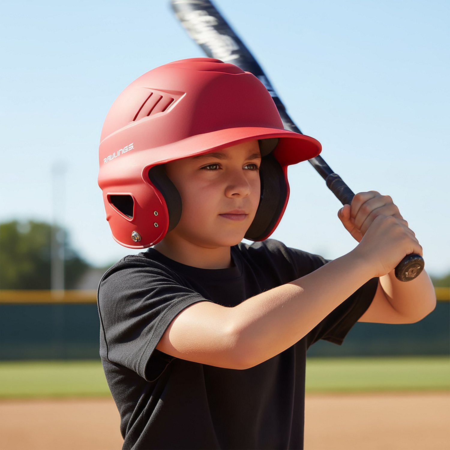 Rawlings Boys’ CoolFlo Matte Helmet                                                                                            - view number 6