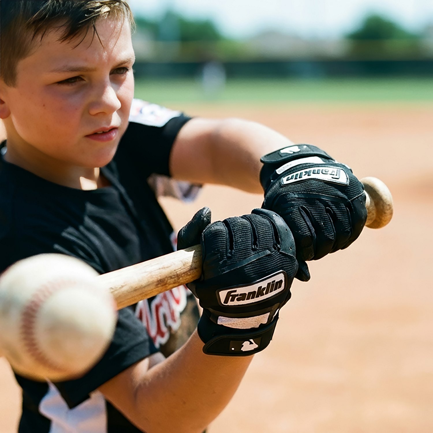 Franklin Boys' MLB Fusion Flex Batting Gloves - view number 3