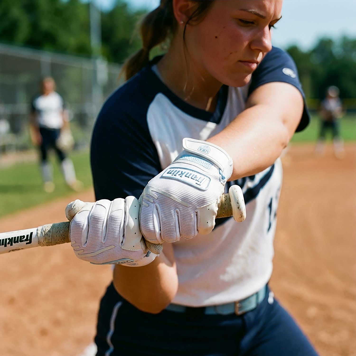 Franklin Women's Fusion Flex Fastpitch Batting Gloves - view number 3
