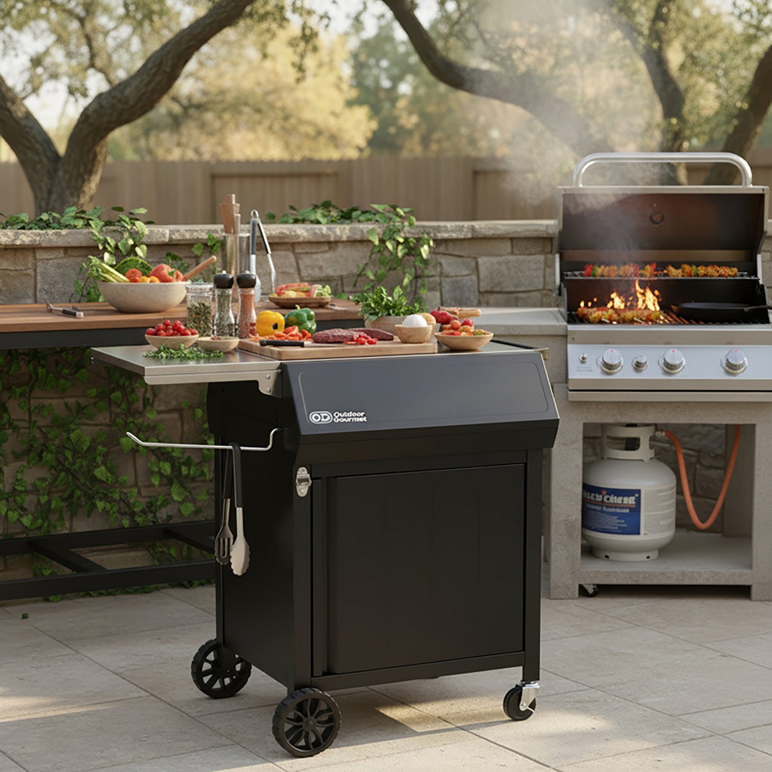 Outdoor Gourmet Compact Prep Cart - view number 8