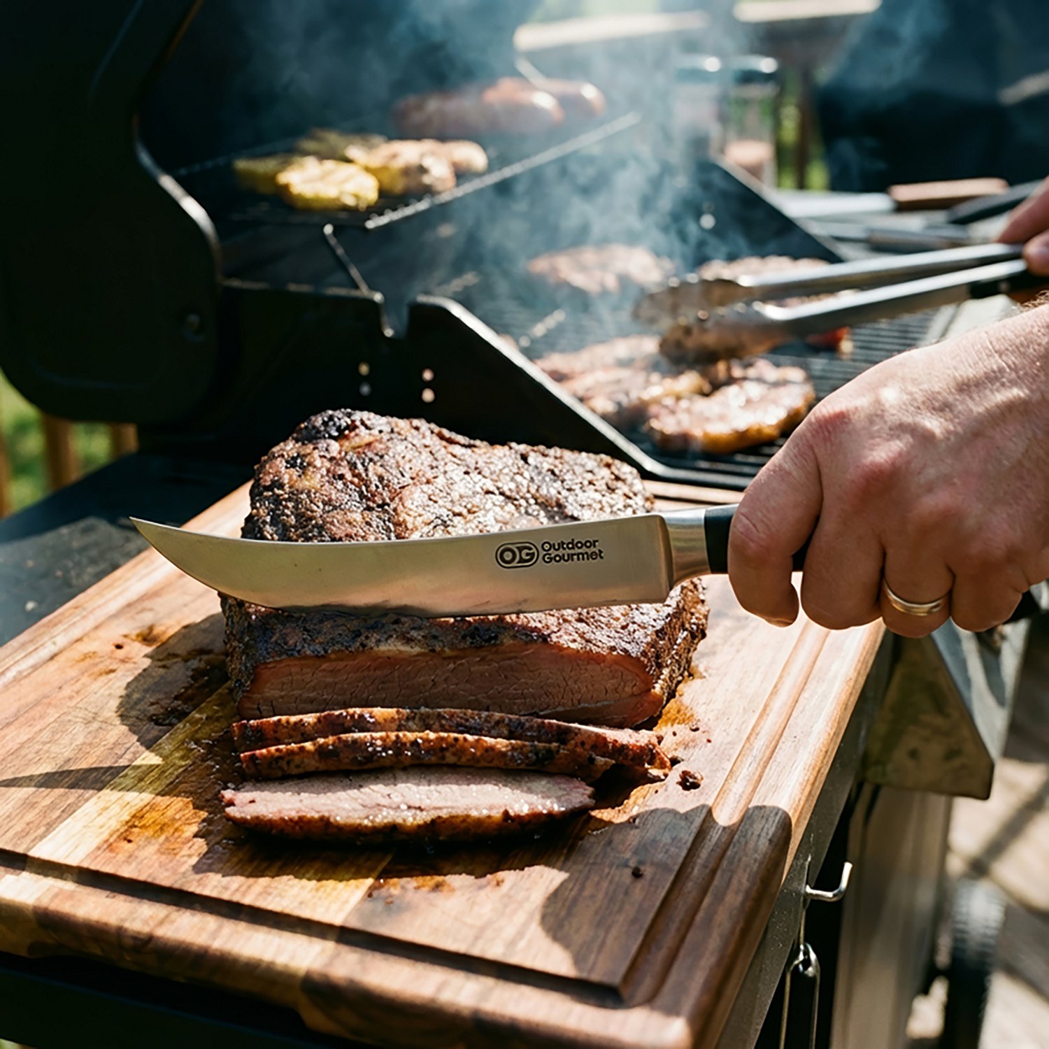 Outdoor Gourmet BBQ Pro Cimeter Knife                                                                                            - view number 2