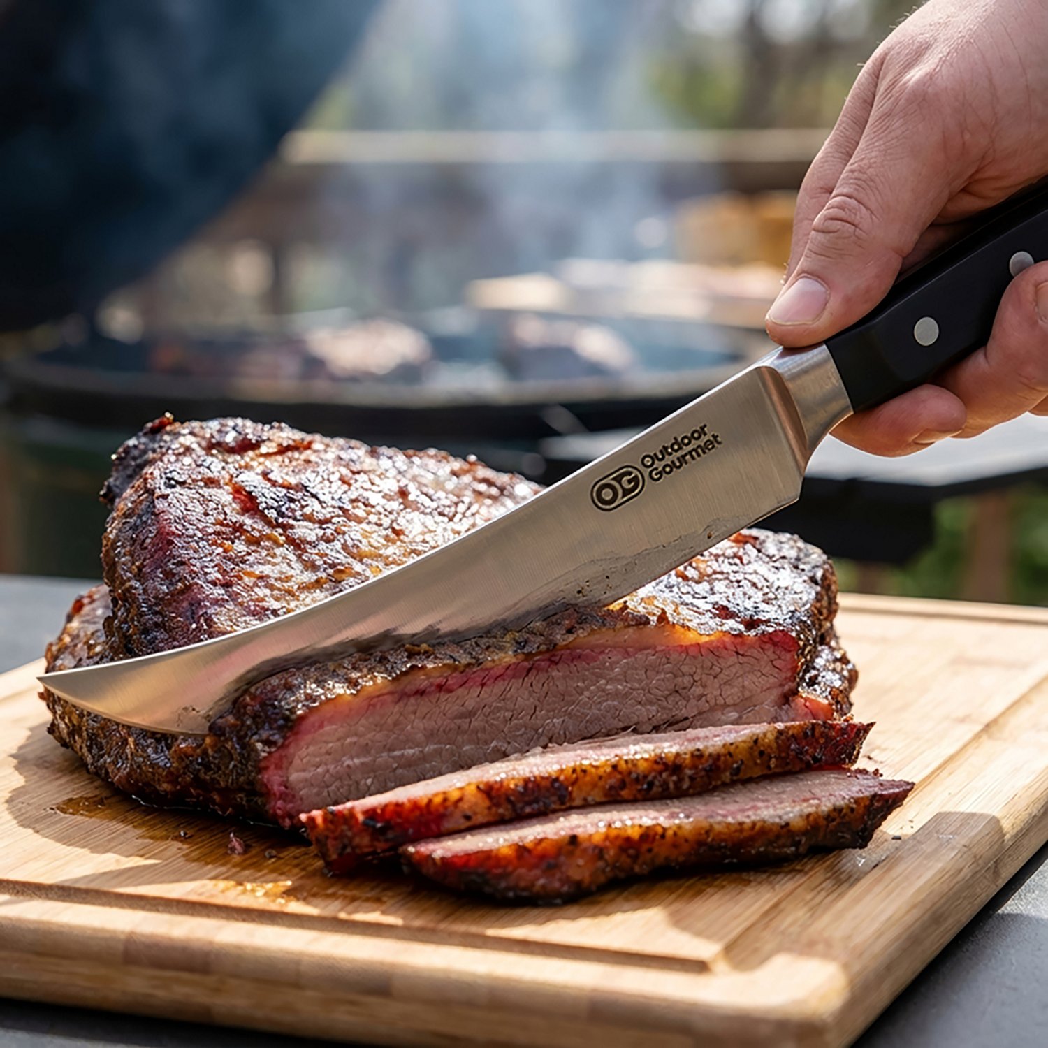 Outdoor Gourmet BBQ Pro Cimeter Knife                                                                                            - view number 3