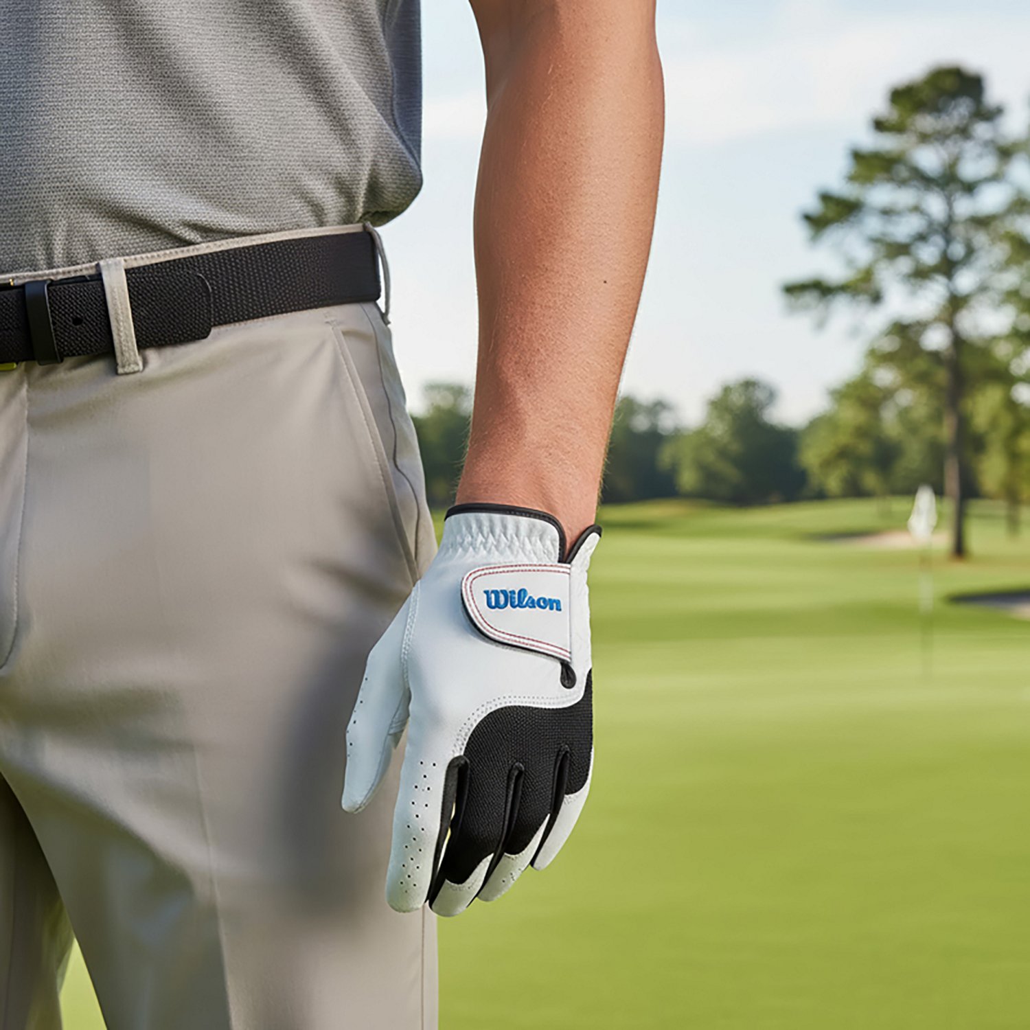 Wilson Boys' Prosoft Left-hand Golf Glove - view number 4