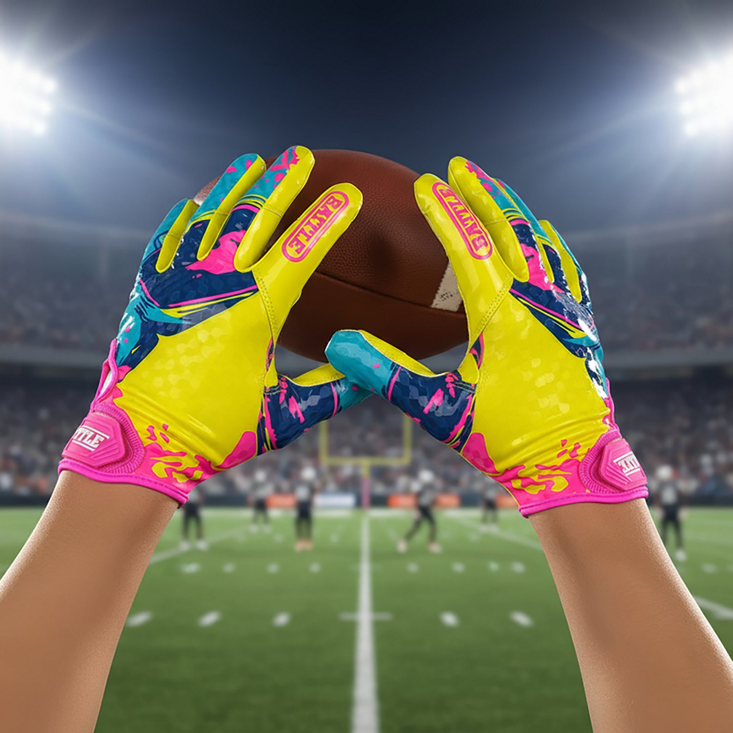 Battle Chameleon Alien Receiver Gloves - view number 4