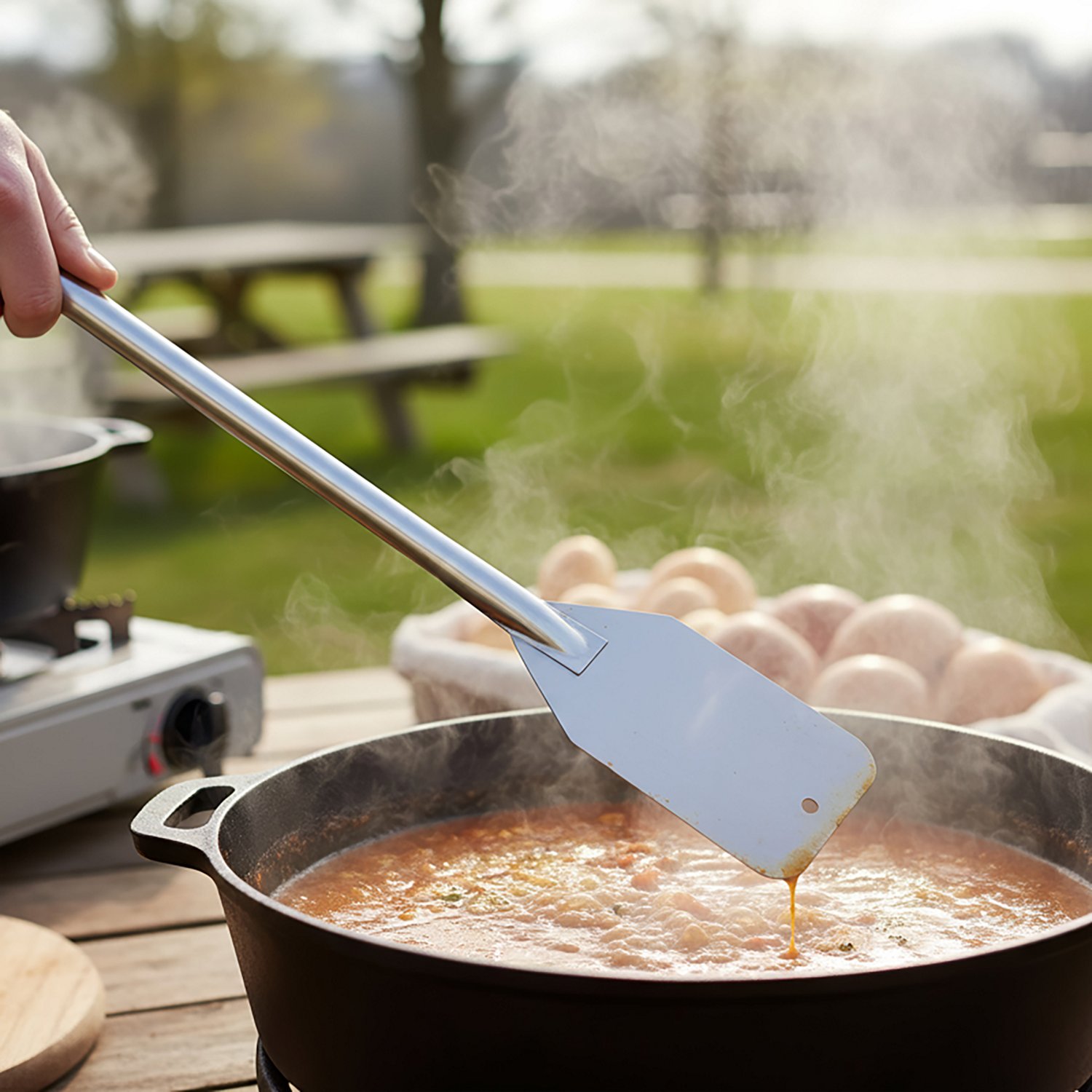 Outdoor Gourmet Stainless-Steel Stirring Paddle                                                                                  - view number 2