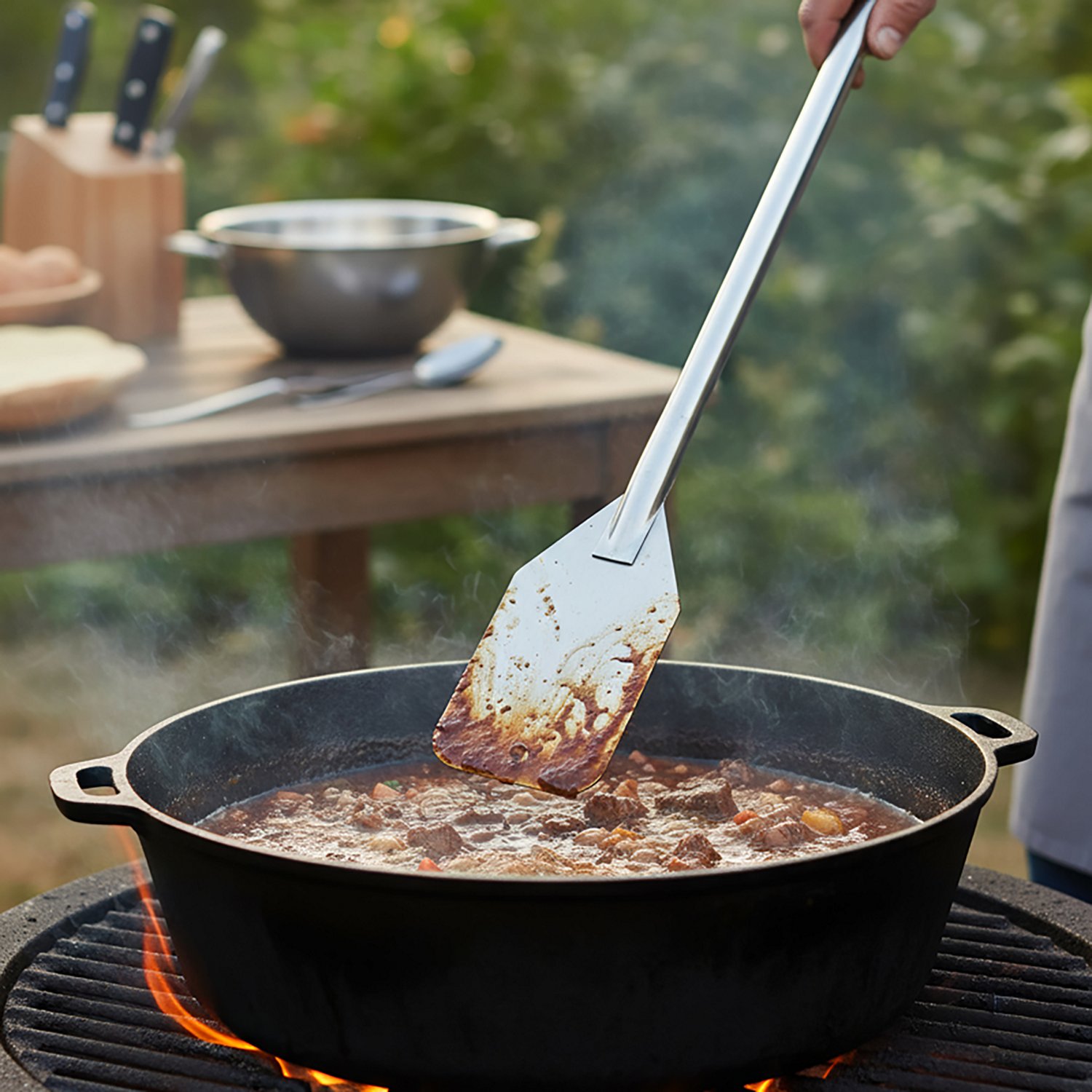 Outdoor Gourmet Stainless-Steel Stirring Paddle                                                                                  - view number 3