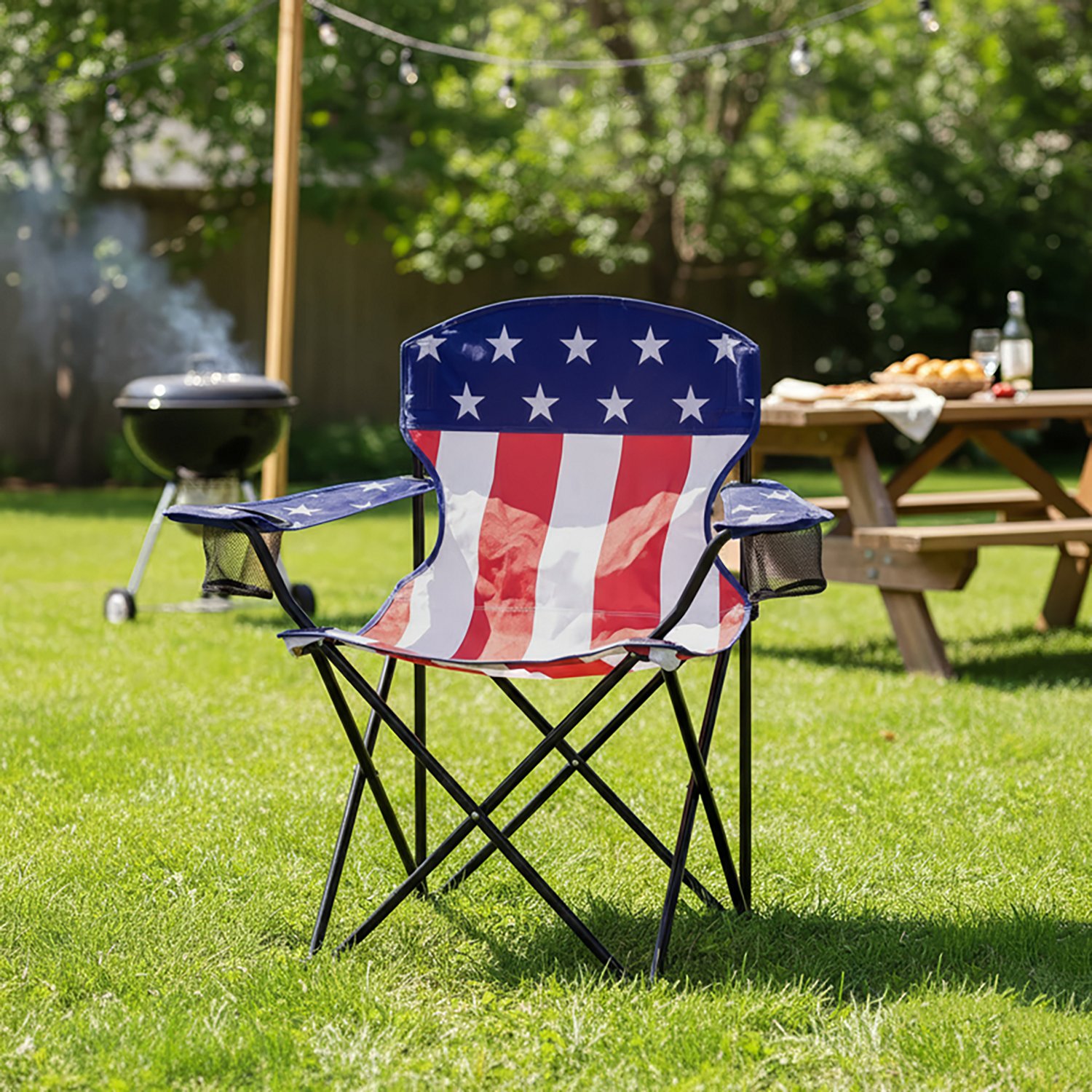 Academy Sports + Outdoors Oversize USA Folding Chair - view number 4