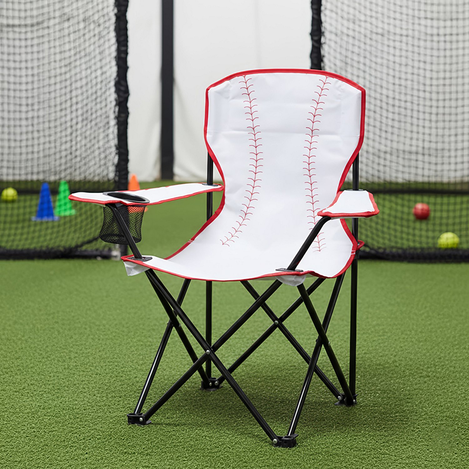 Academy Sports + Outdoors Kids' Baseball Folding Chair - view number 4